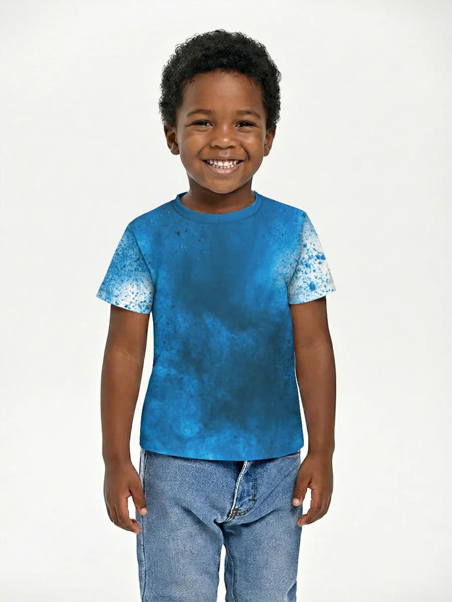 Boys' basic cotton T-shirt