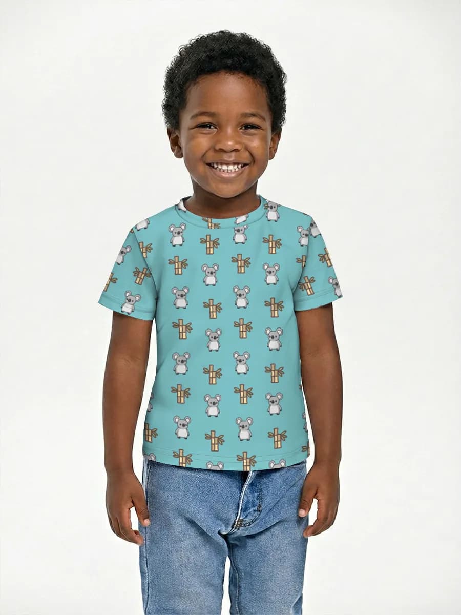 Camiseta Básica de Algodón Niño