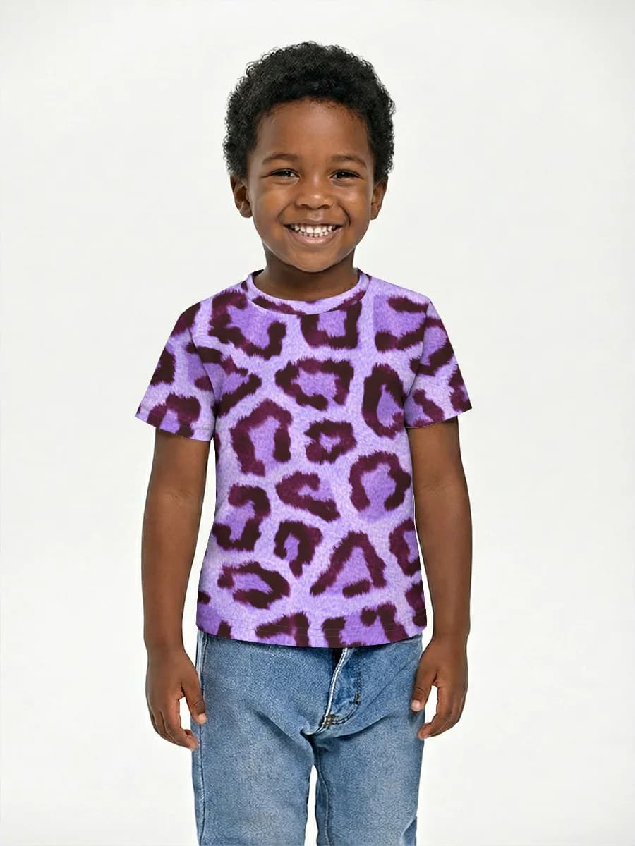 Basic Baumwoll-T-Shirt Jungen
