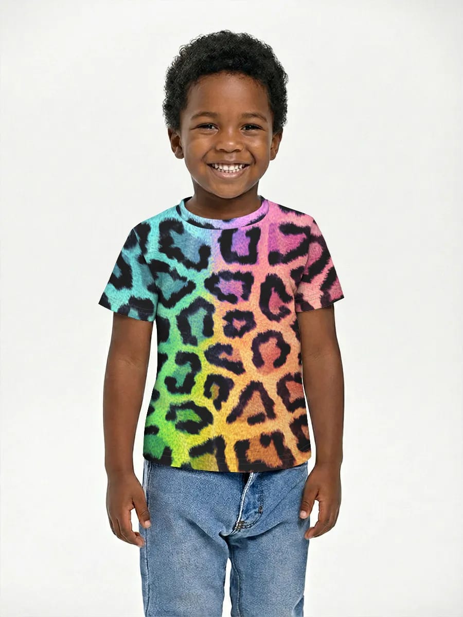 Rainbow Leopard Print