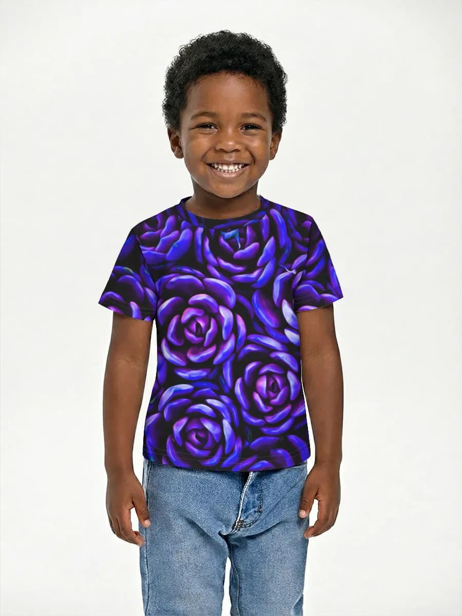 Camiseta Básica de Algodón Niño