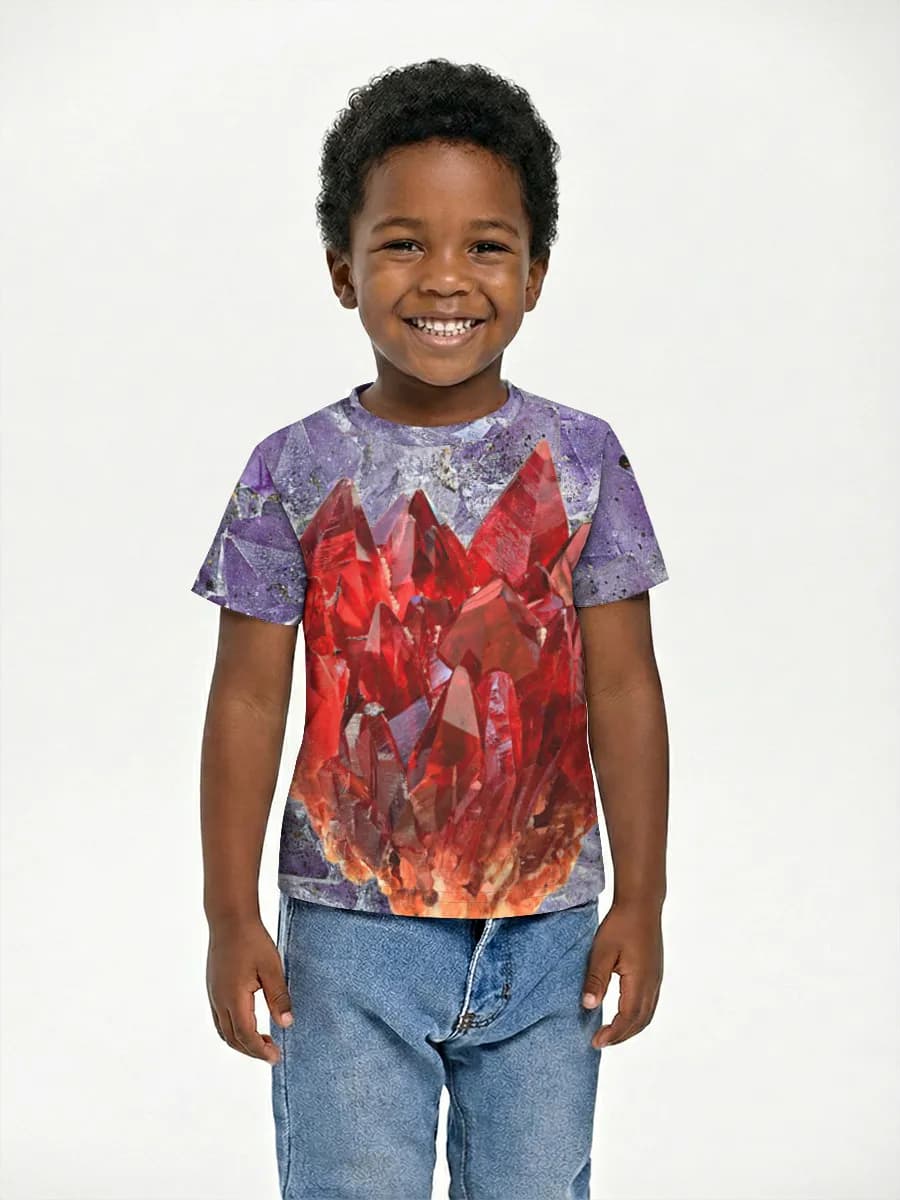 Boys' basic cotton T-shirt