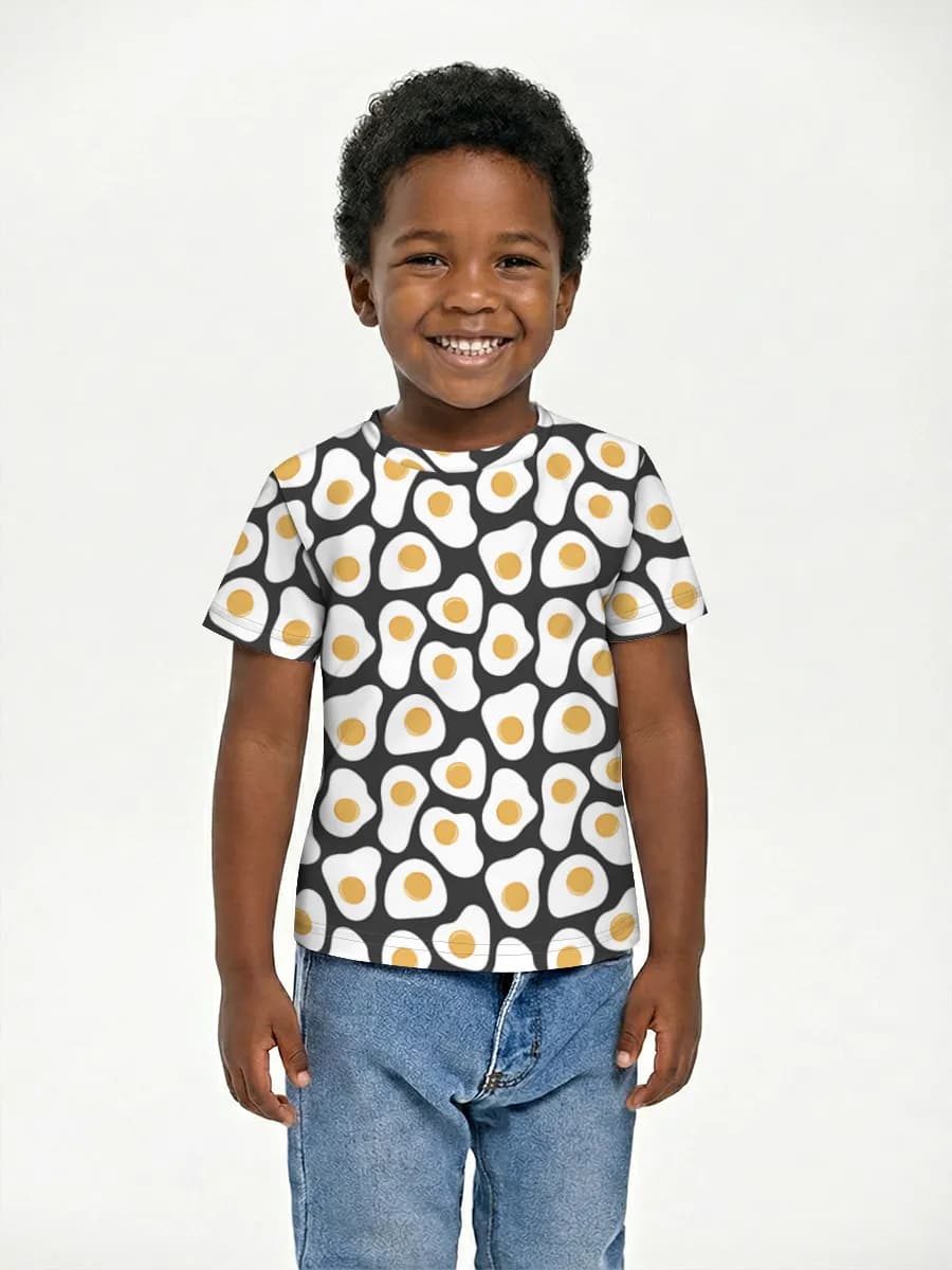 Camiseta Básica de Algodón Niño