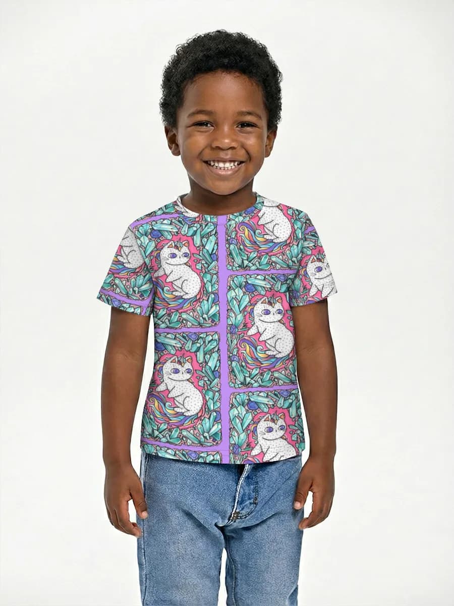 Camiseta Básica de Algodón Niño