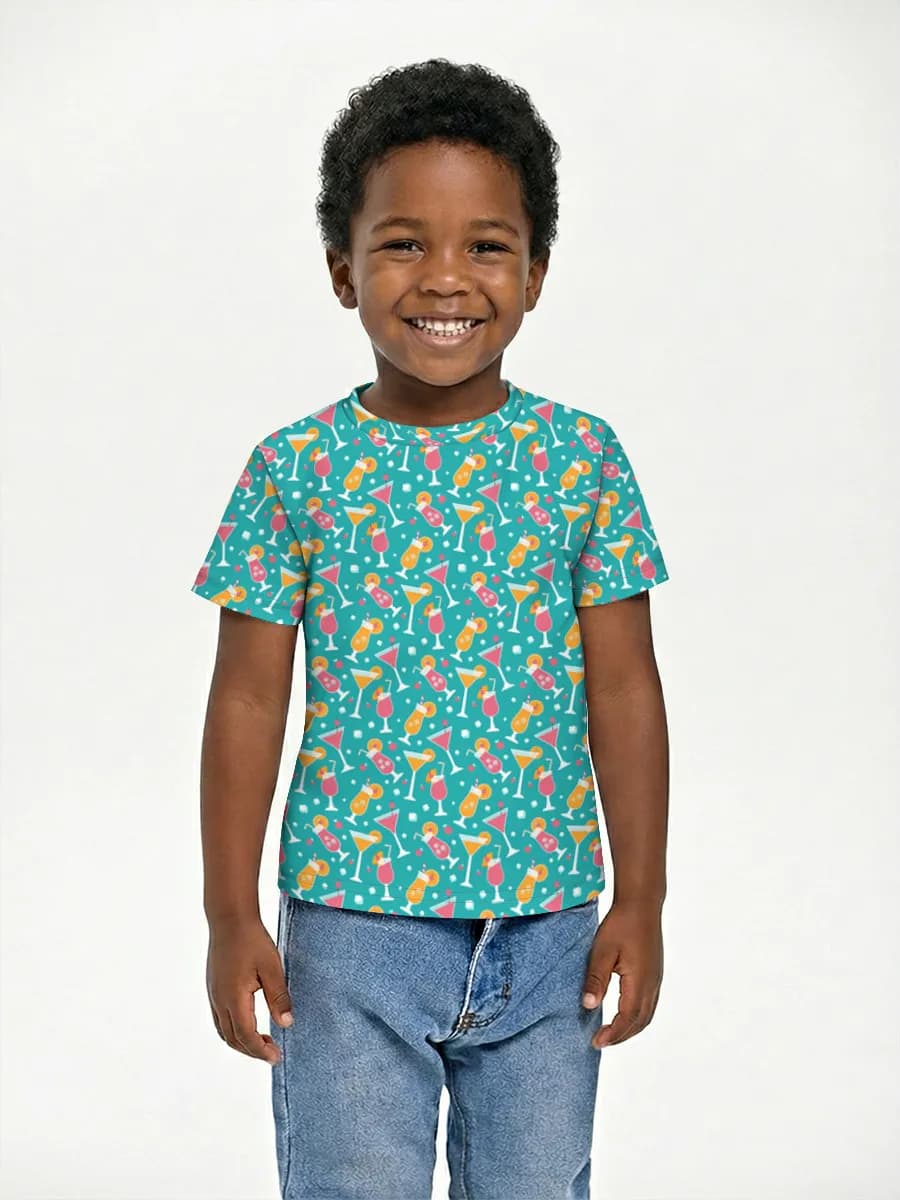 Camiseta Básica de Algodón Niño