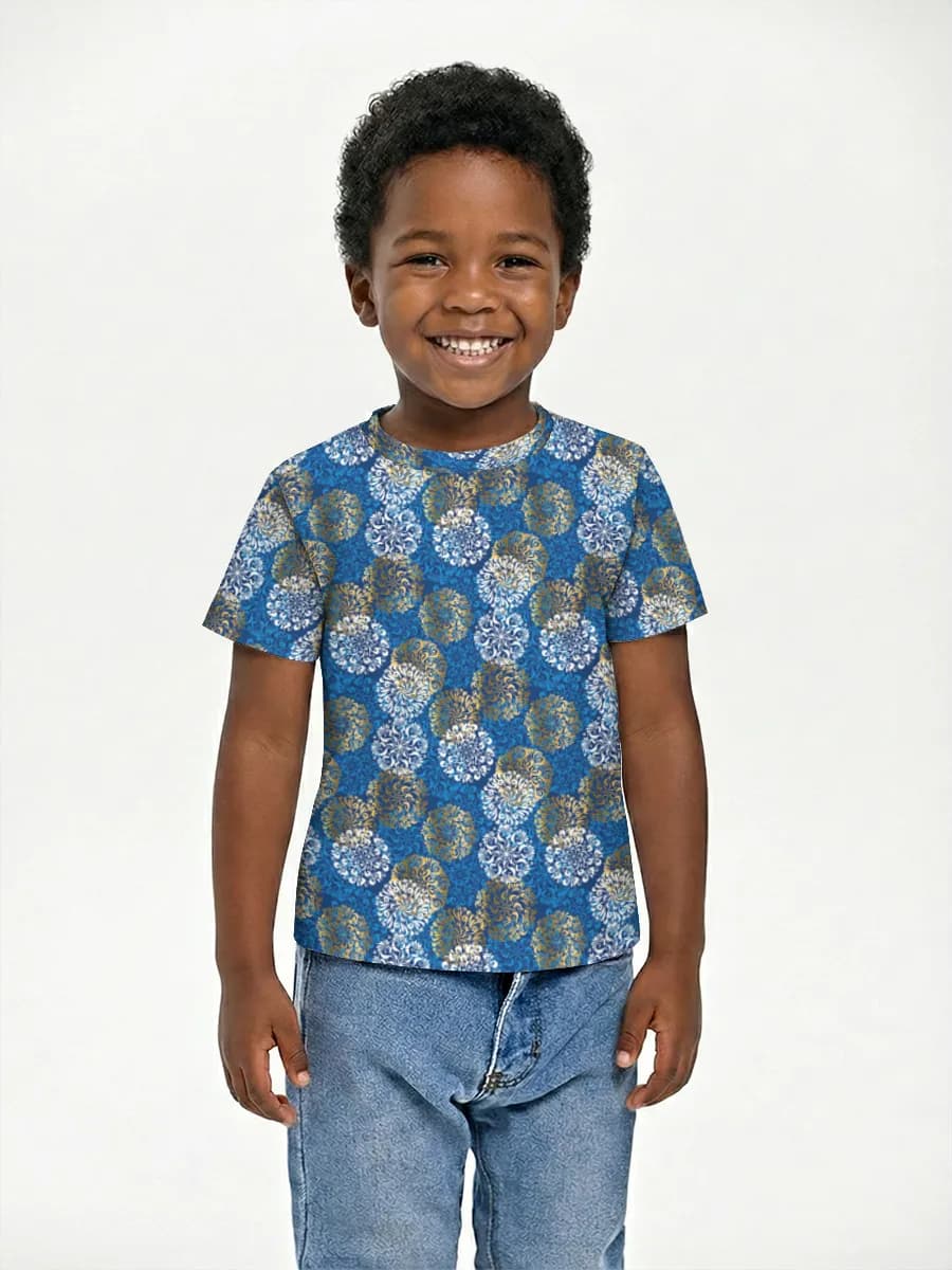 Boys' basic cotton T-shirt