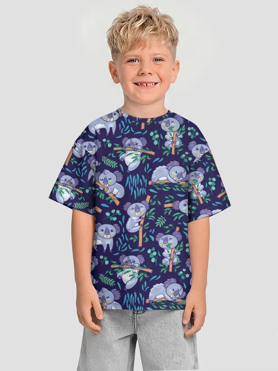 Camiseta Oversize de Algodón Niño