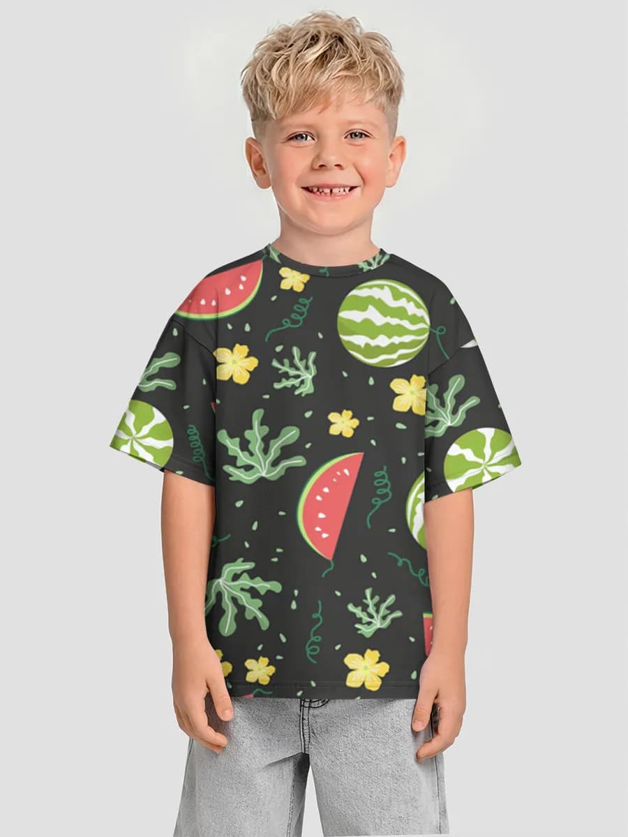 Camiseta Oversize de Algodón Niño
