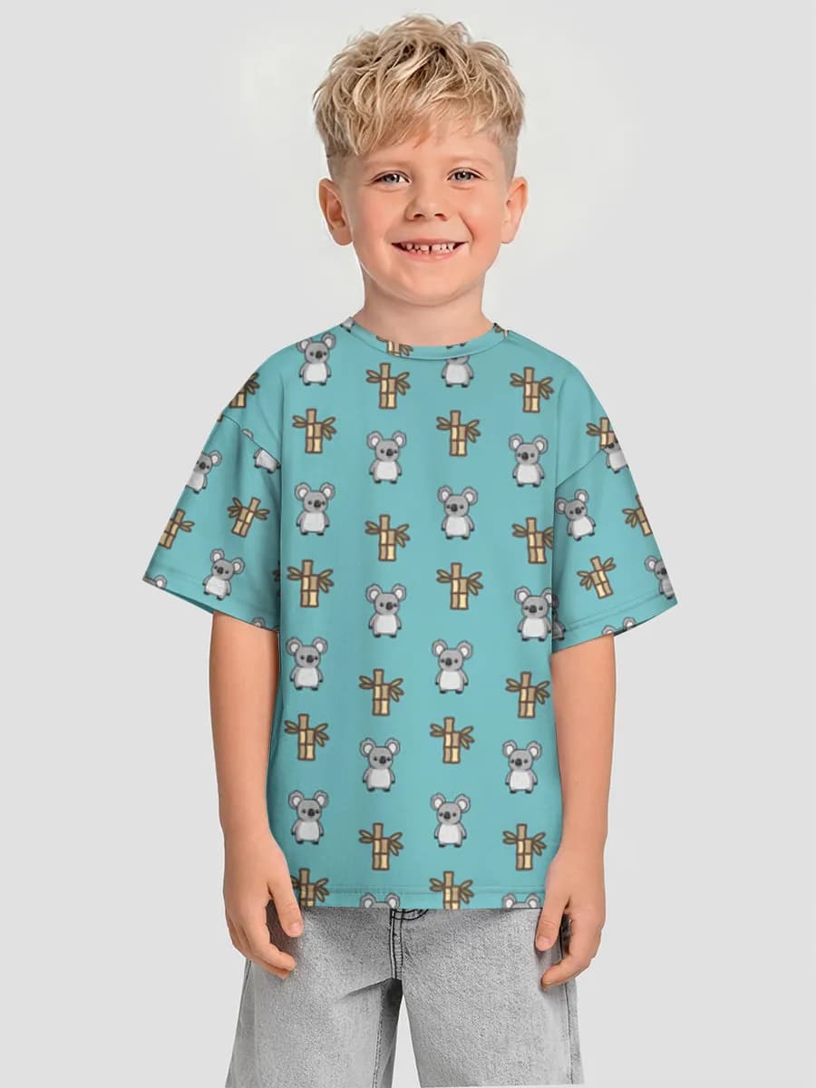 Camiseta Oversize de Algodón Niño