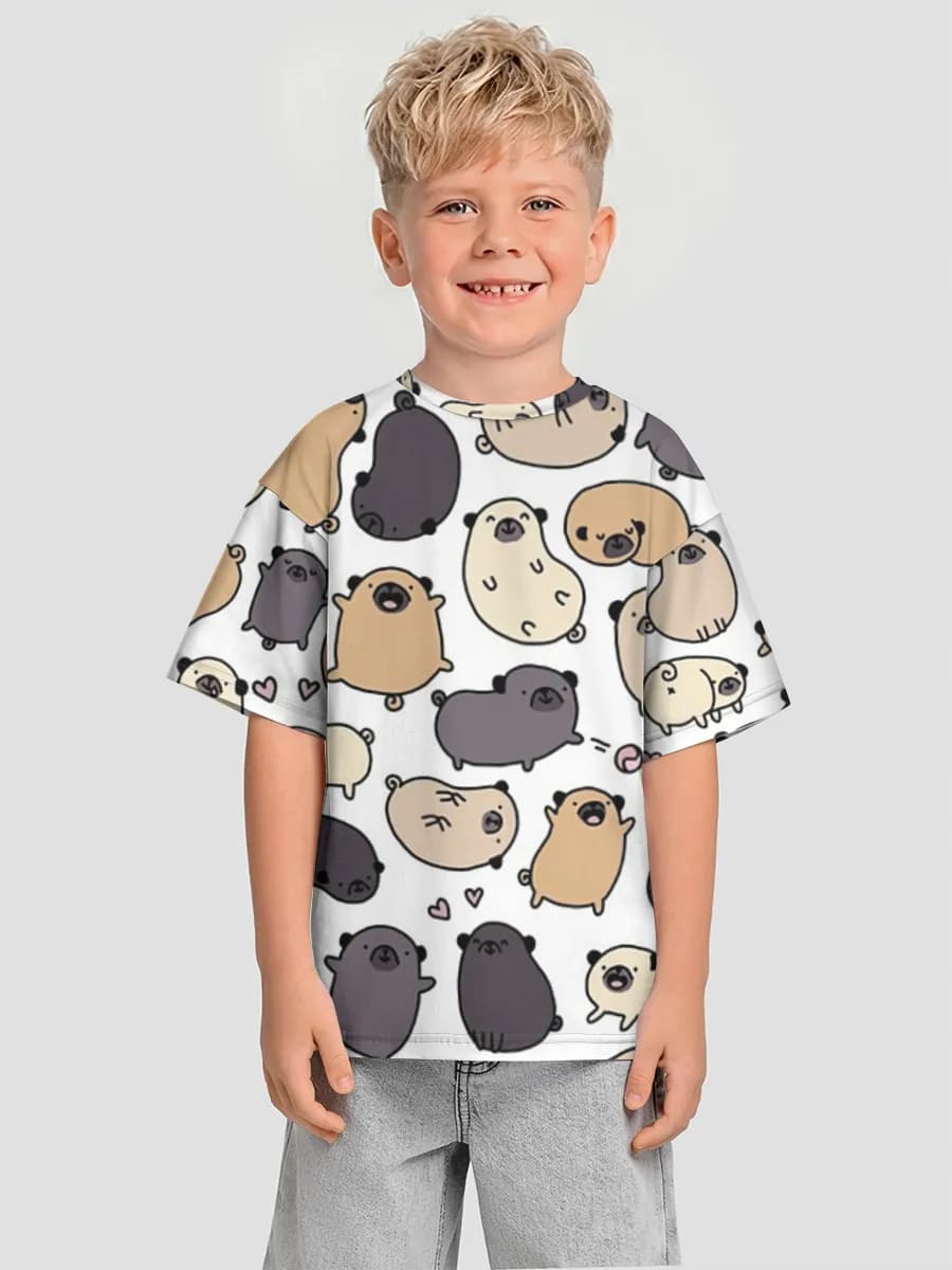 Camiseta Oversize de Algodón Niño