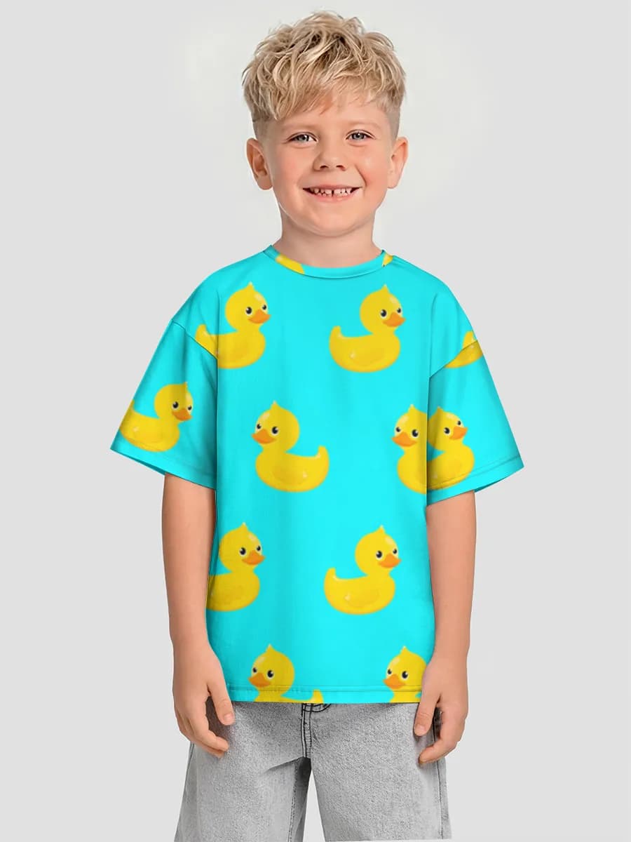 T-shirt coton oversize garçon