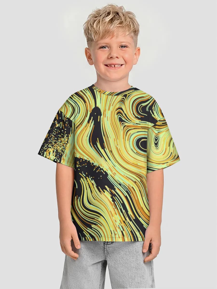 Camiseta Oversize de Algodón Niño