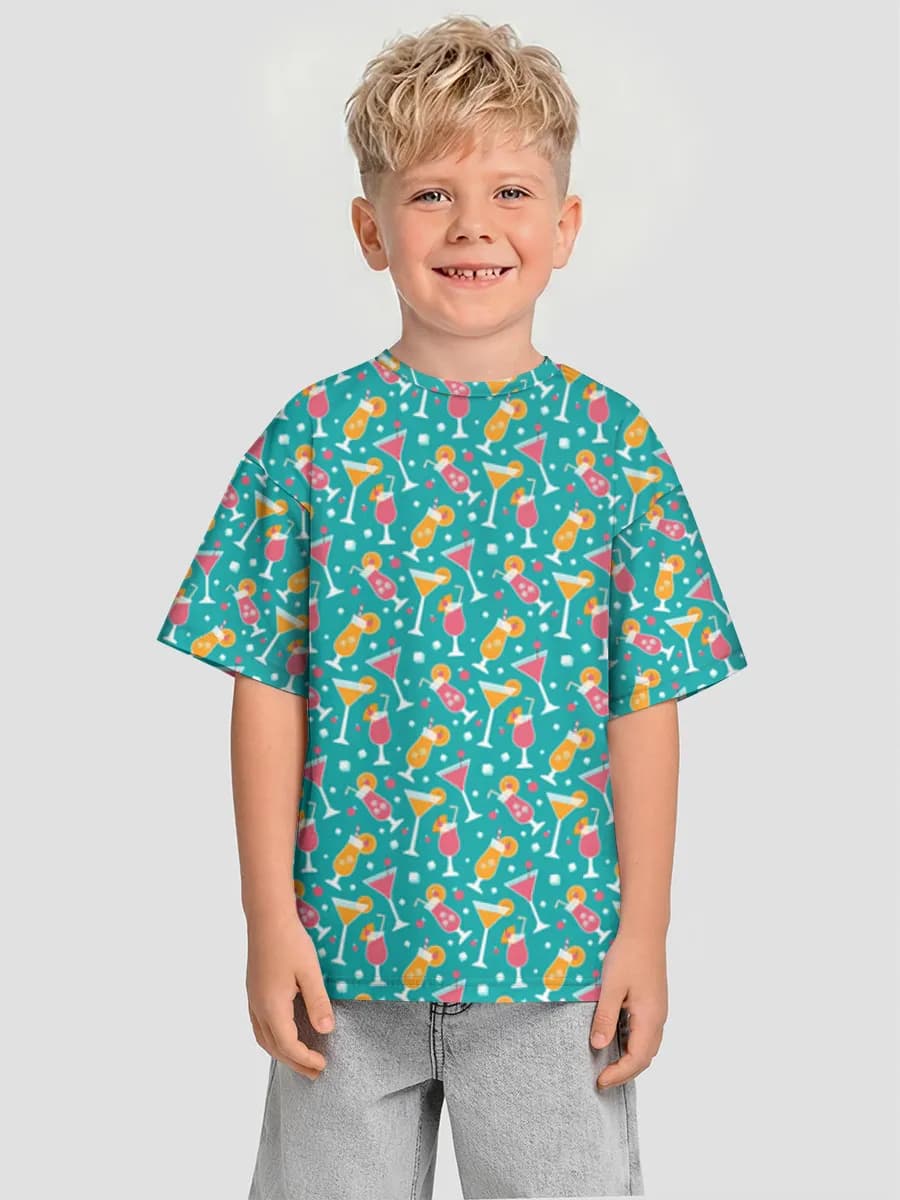 Camiseta Oversize de Algodón Niño