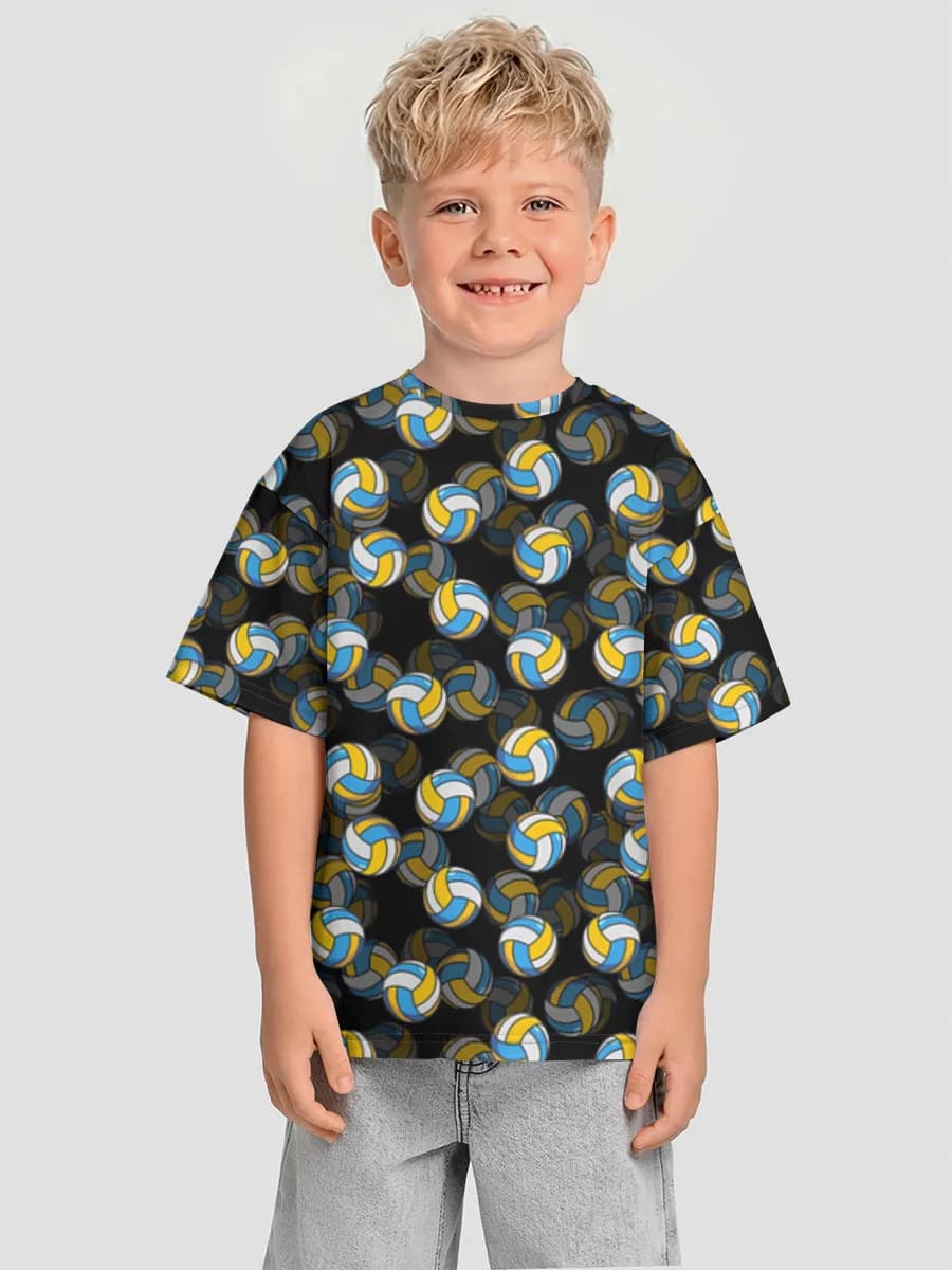 Boys' oversized cotton T-shirt