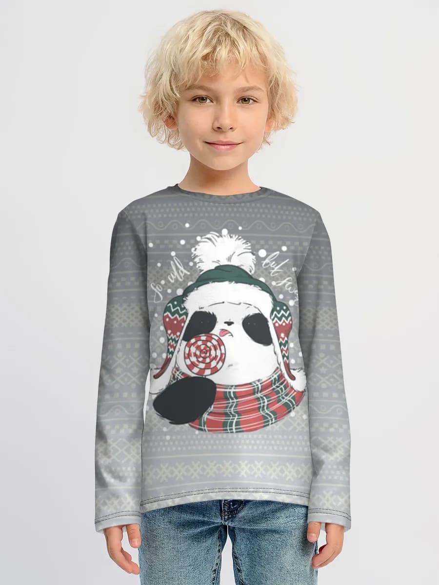 Boys' cotton long sleeve shirt