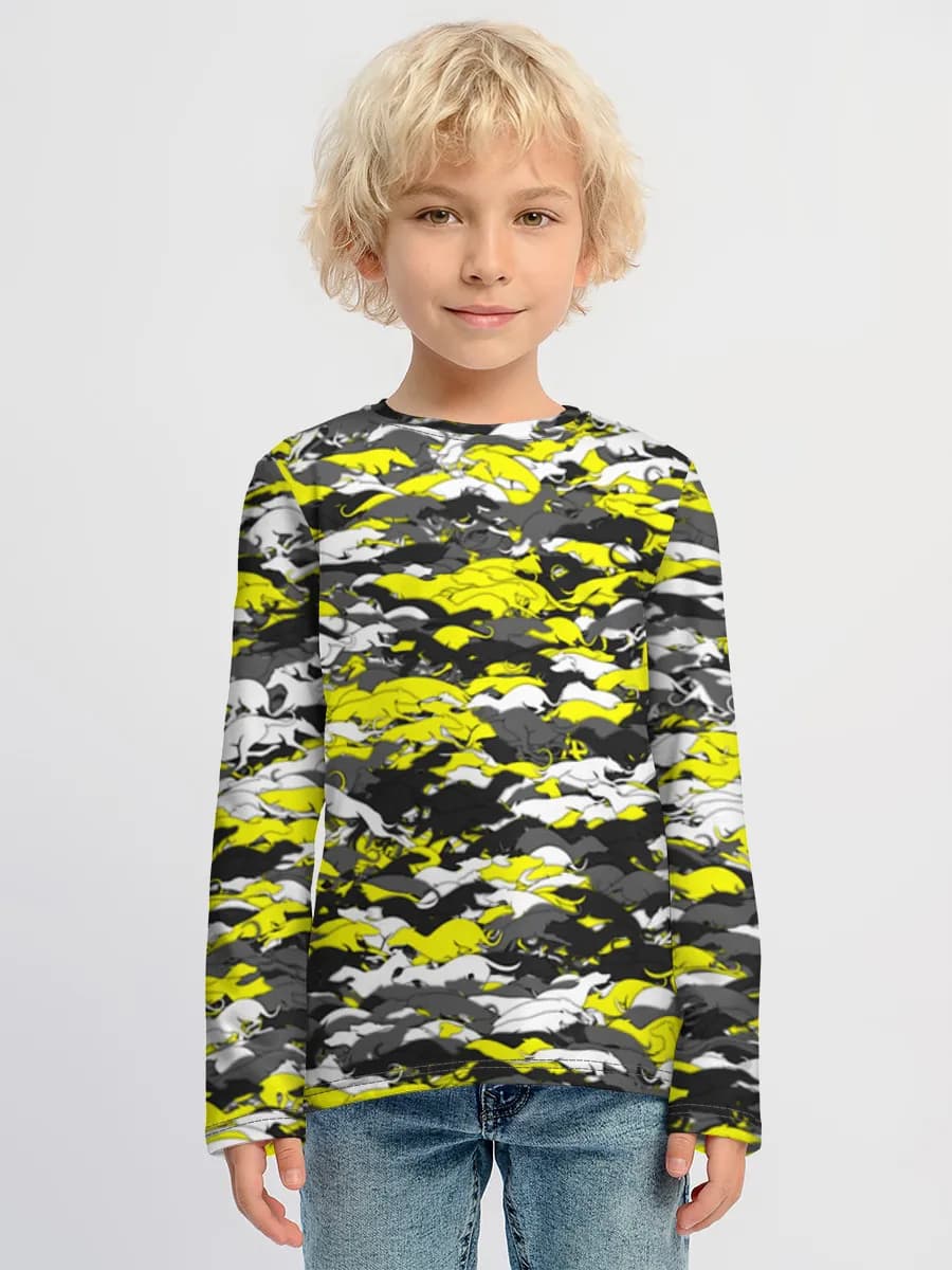 Camiseta Manga Larga de Algodón Niño
