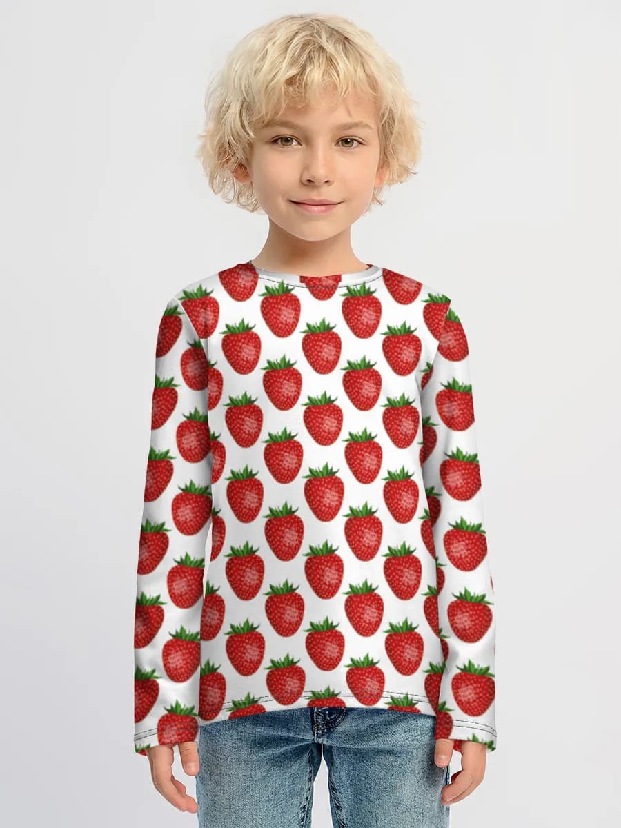 Boys' cotton long sleeve shirt