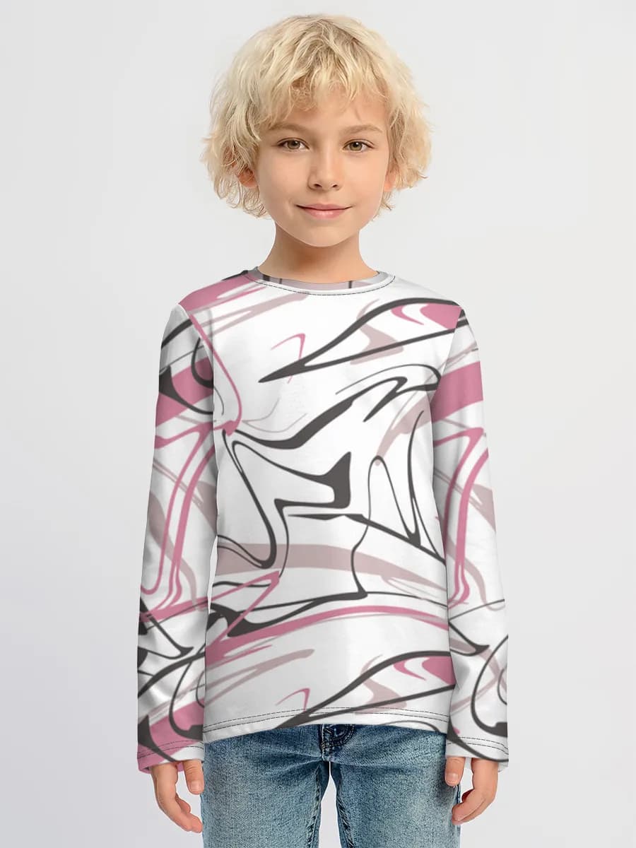 Boys' cotton long sleeve shirt