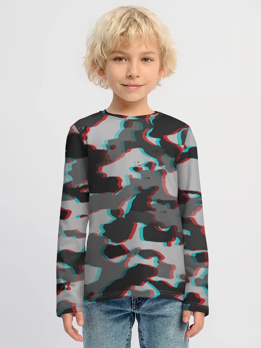 Boys' cotton long sleeve shirt