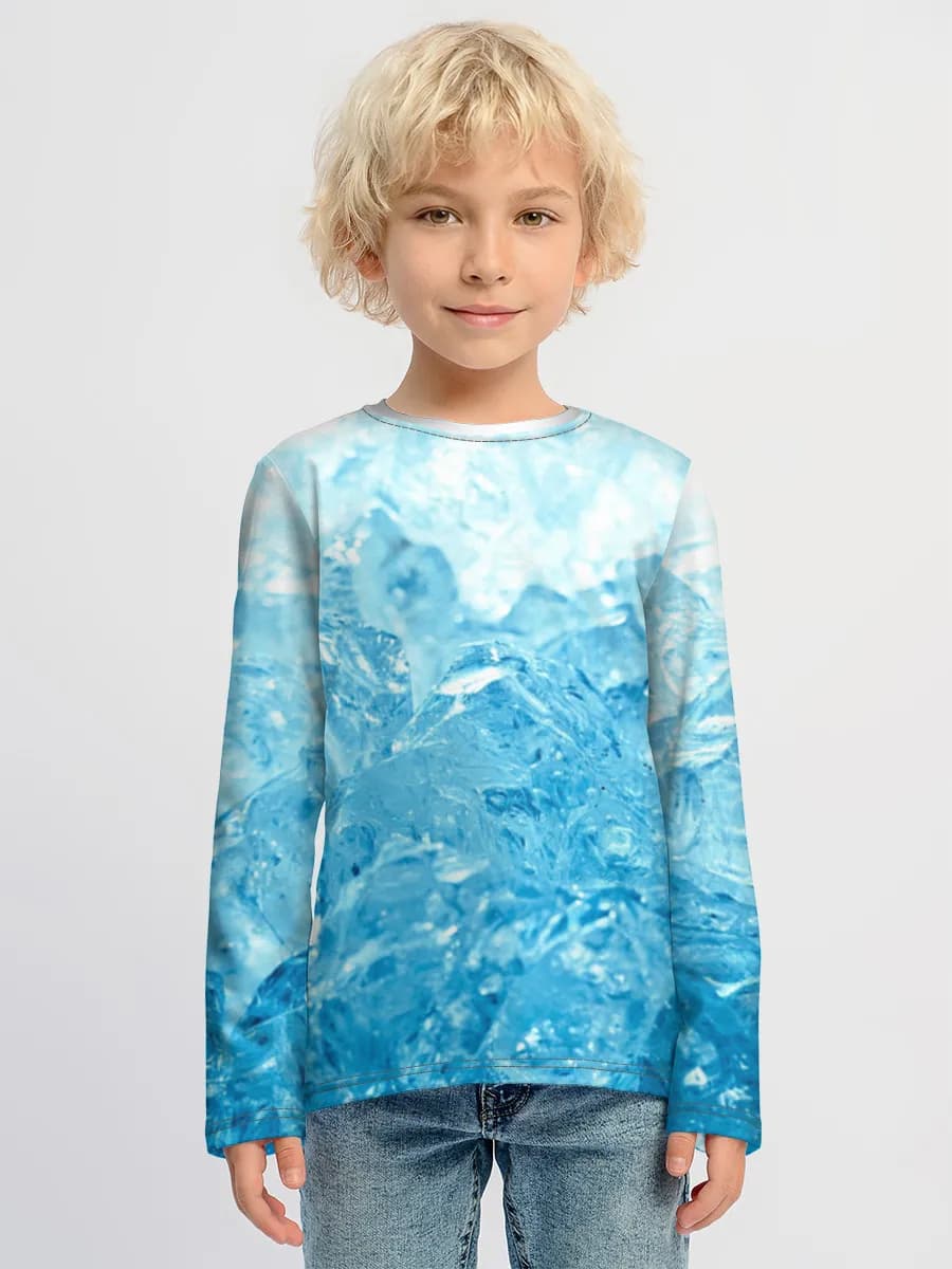 Boys' cotton long sleeve shirt