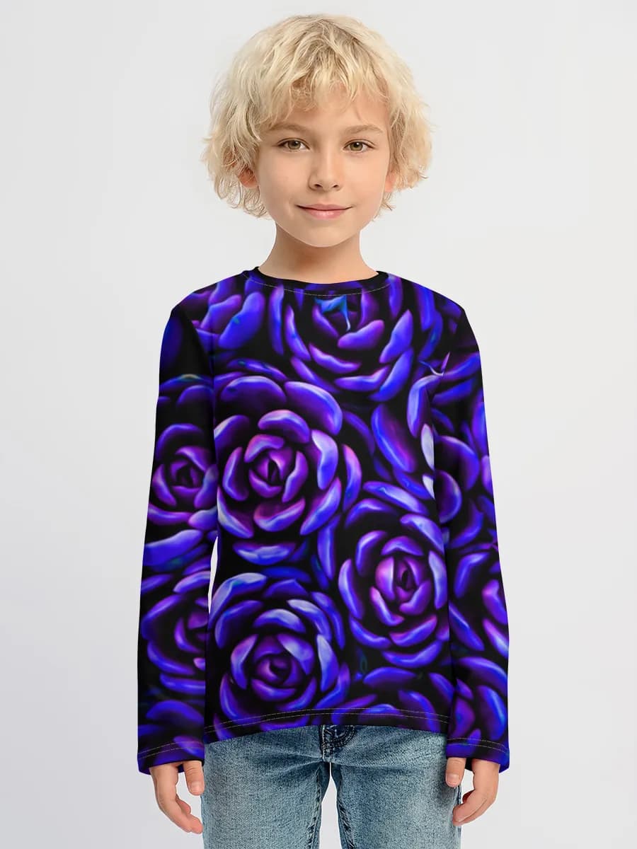 Camiseta Manga Larga de Algodón Niño