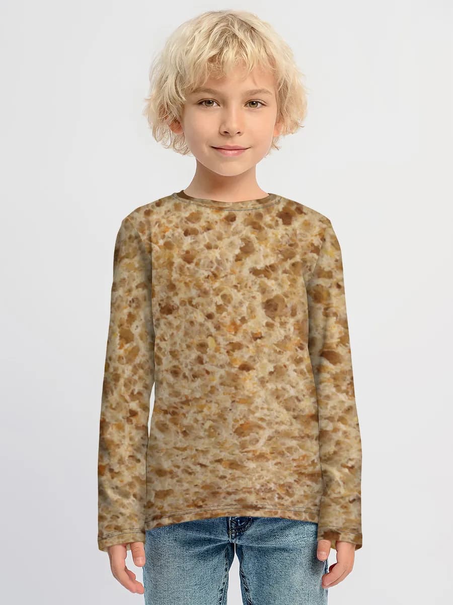 Boys' cotton long sleeve shirt