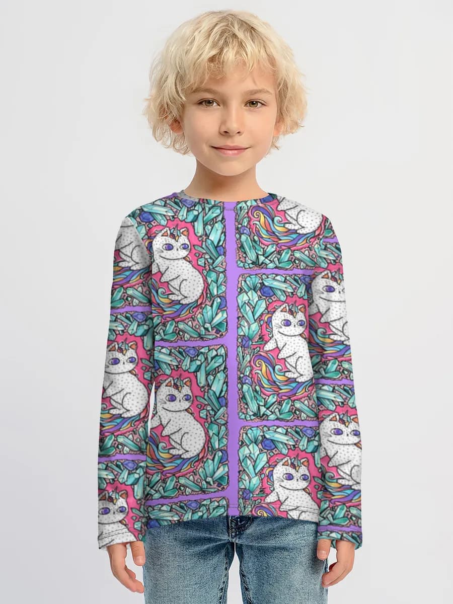 Camiseta Manga Larga de Algodón Niño