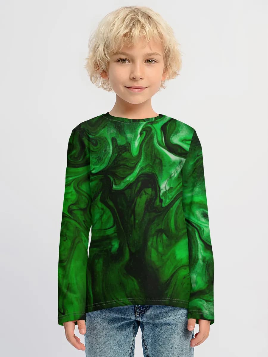 Boys' cotton long sleeve shirt