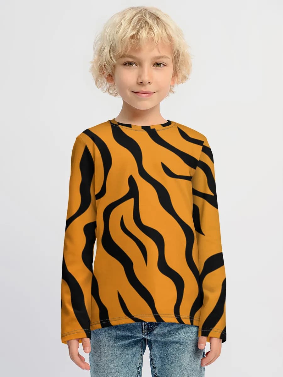 Boys' cotton long sleeve shirt
