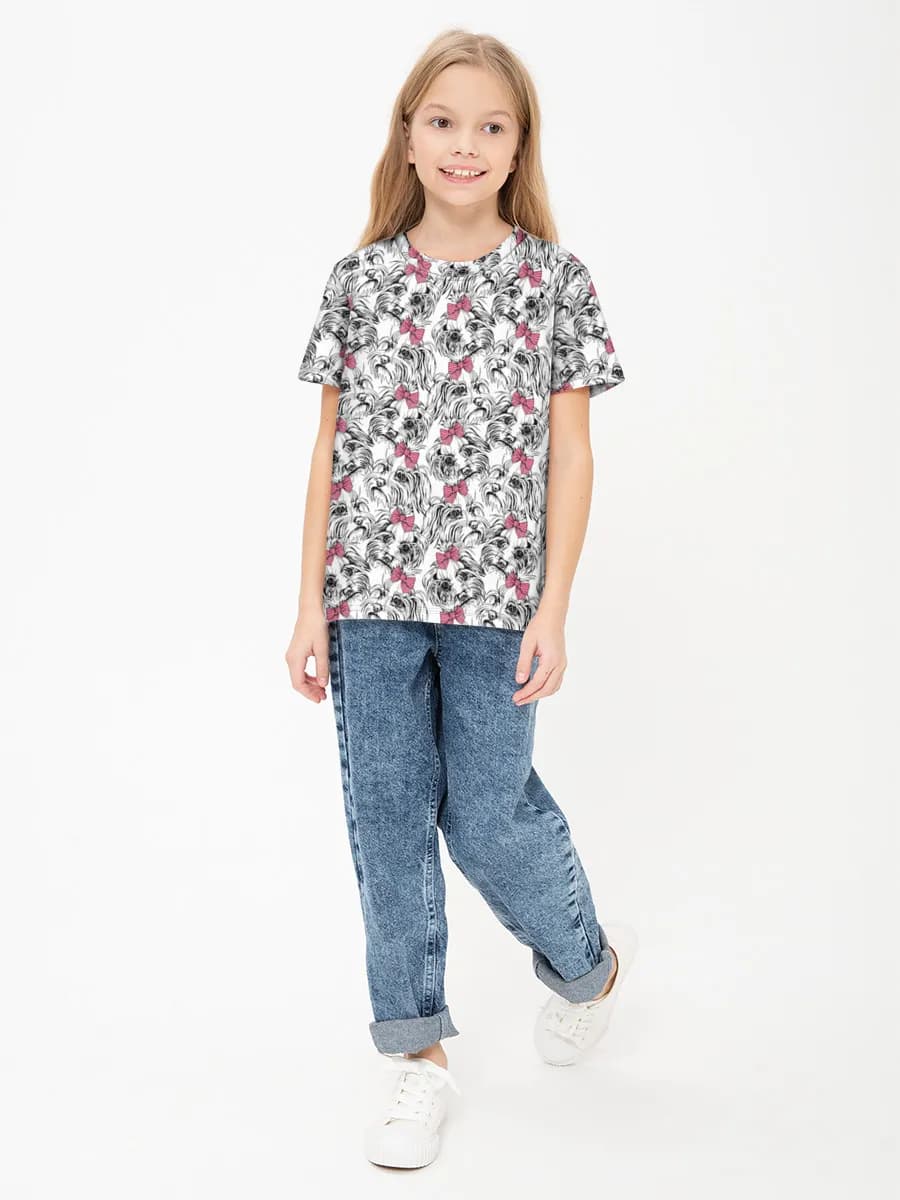 T-shirt coton basique fille