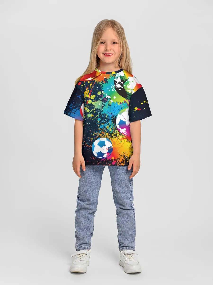 Camiseta Oversize de Algodón Niña