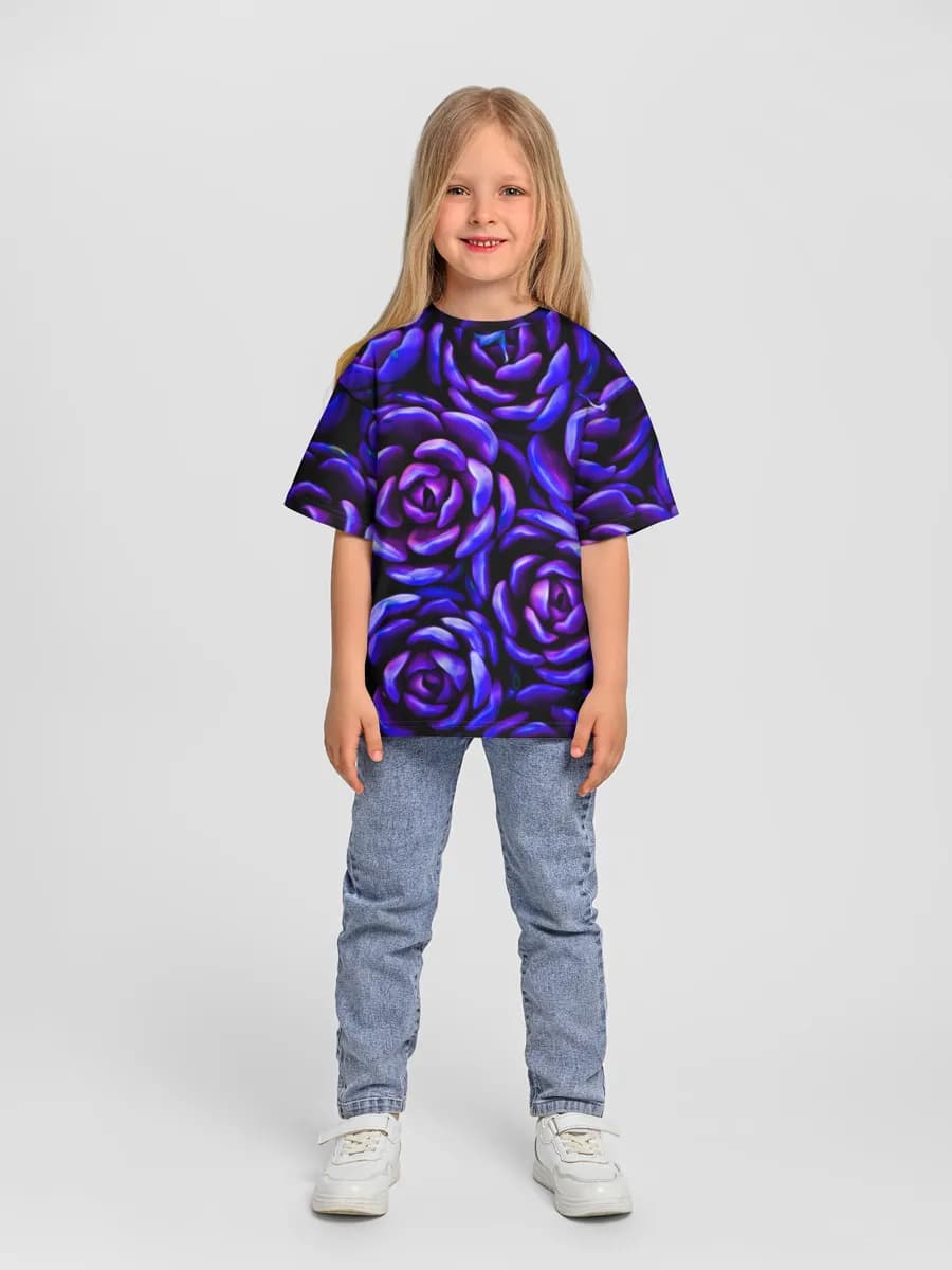 Camiseta Oversize de Algodón Niña