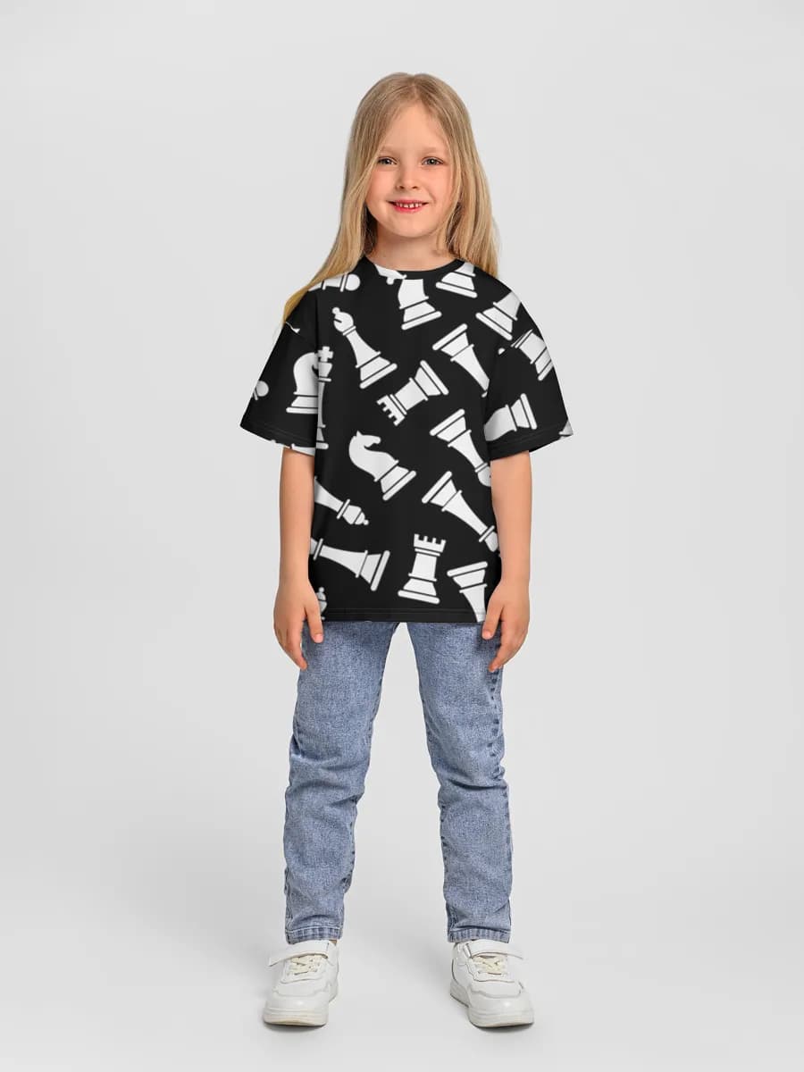 Camiseta Oversize de Algodón Niña