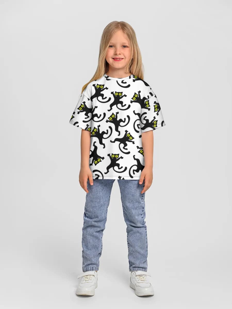 T-shirt coton oversize fille