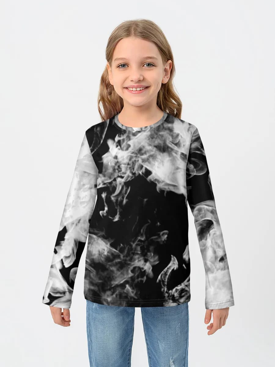 Camiseta Manga Larga de Algodón Niña