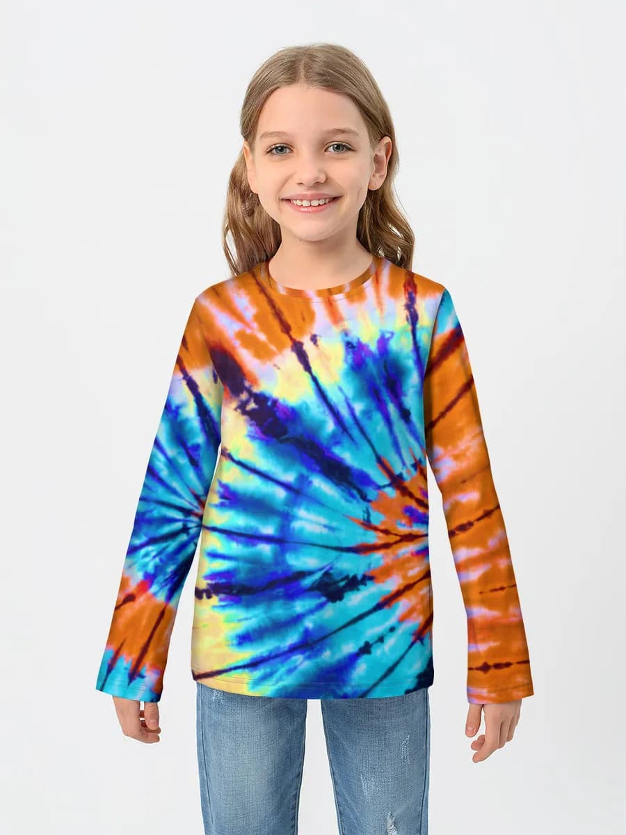 Baumwoll-Langarmshirt Mädchen