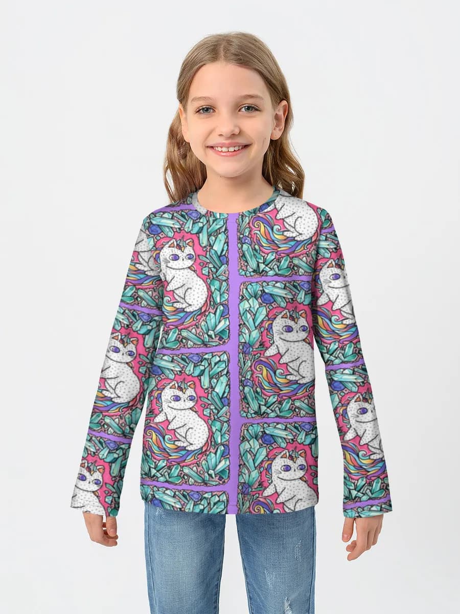 Camiseta Manga Larga de Algodón Niña