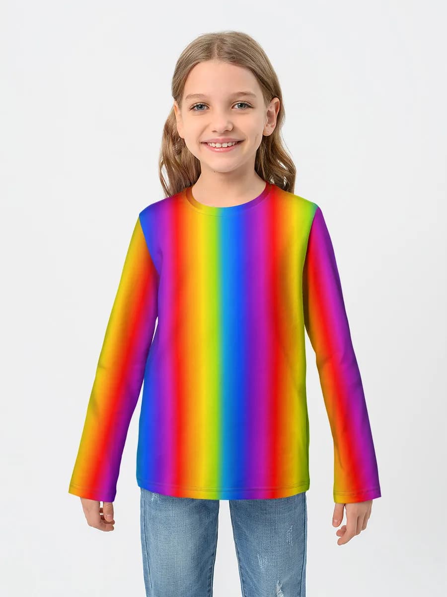 Camiseta Manga Larga de Algodón Niña