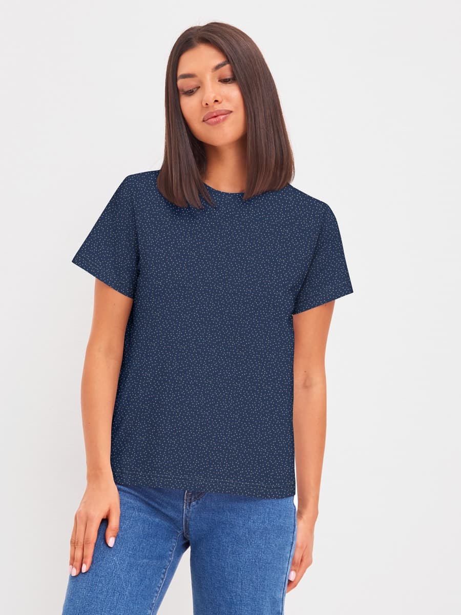 Damen Basic Baumwoll T-Shirt