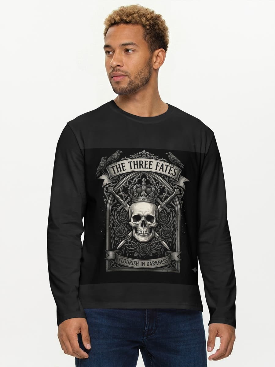 T-shirt Coton Manches Longues Homme