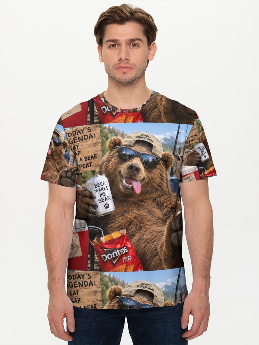 Camiseta básica de algodón para hombre