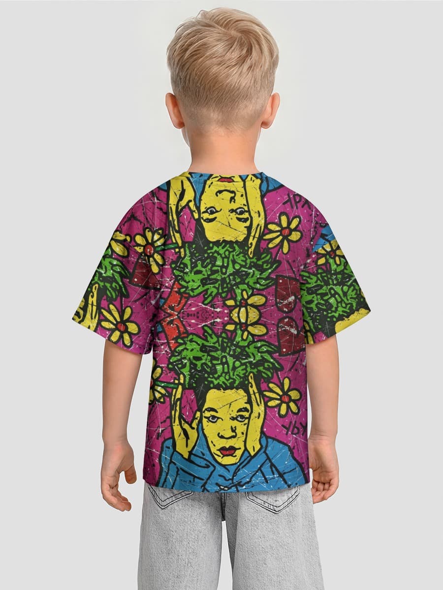 T-shirt coton oversize garçon