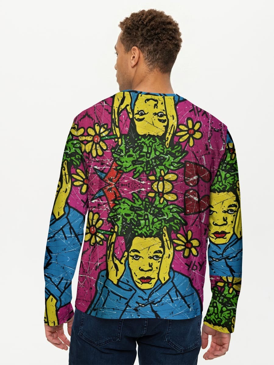 T-shirt Coton Manches Longues Homme