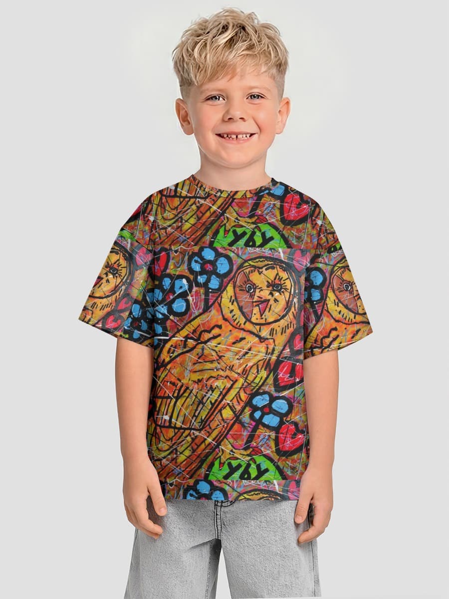 T-shirt coton oversize garçon