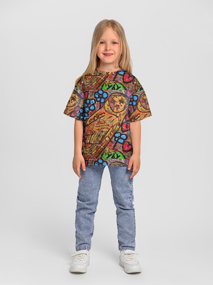 T-shirt coton oversize fille