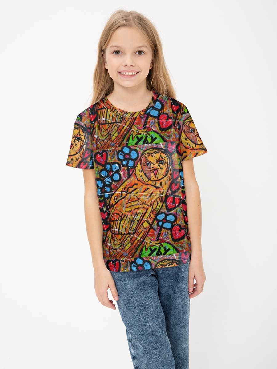 T-shirt coton basique fille