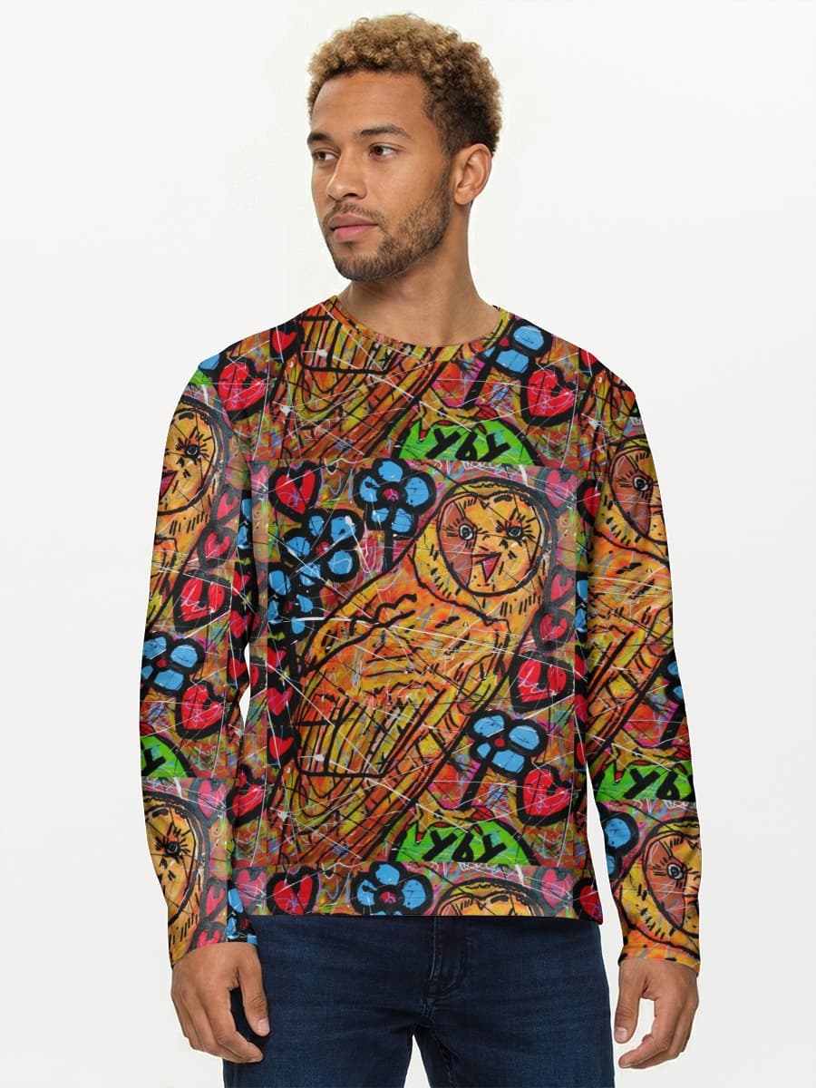 T-shirt Coton Manches Longues Homme