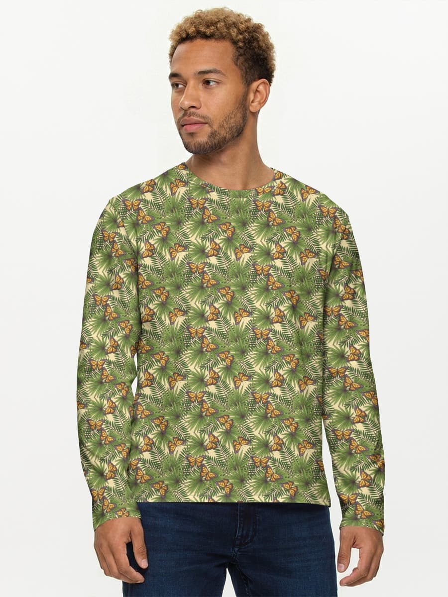 T-shirt Coton Manches Longues Homme