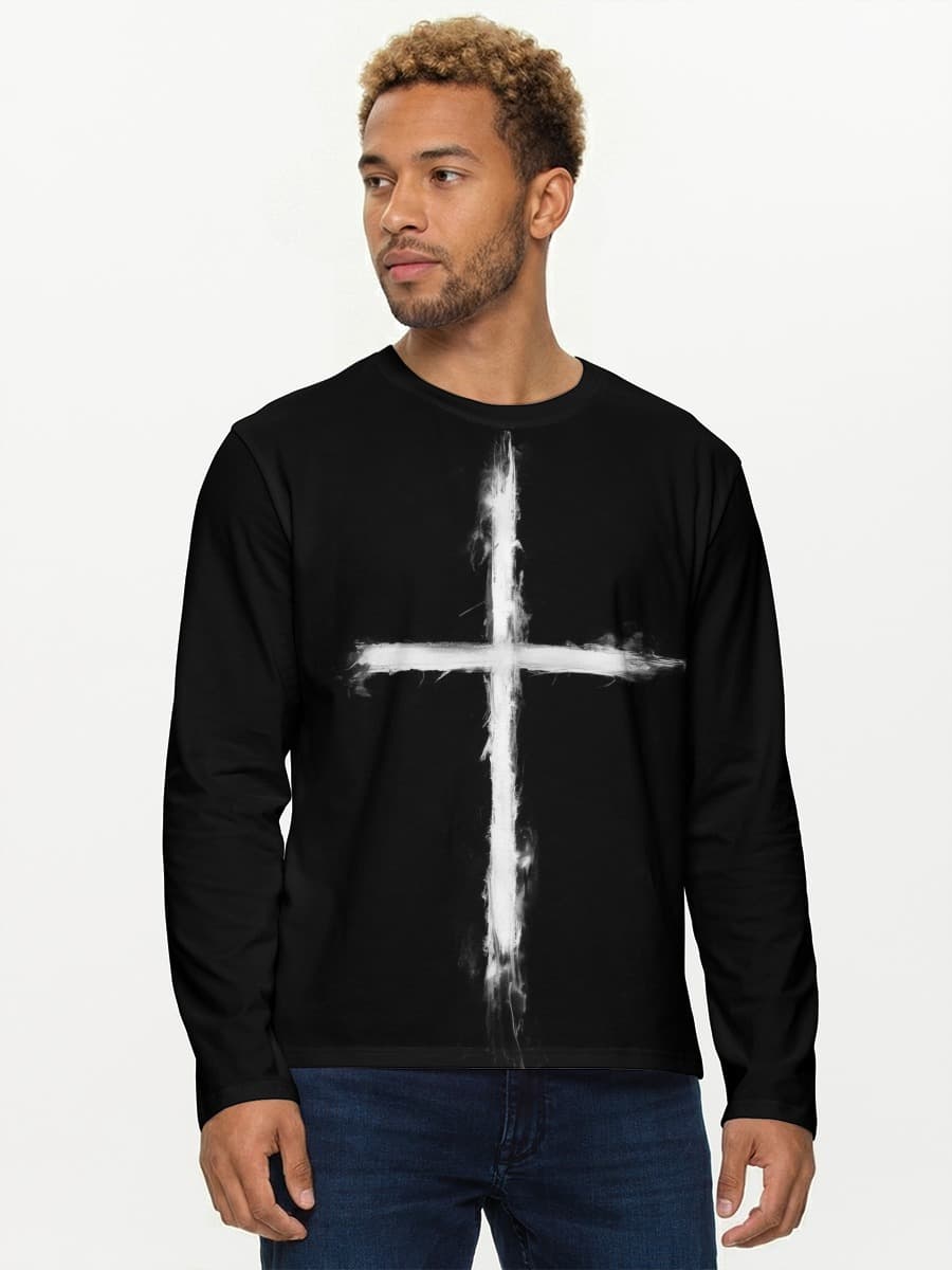 T-shirt Coton Manches Longues Homme