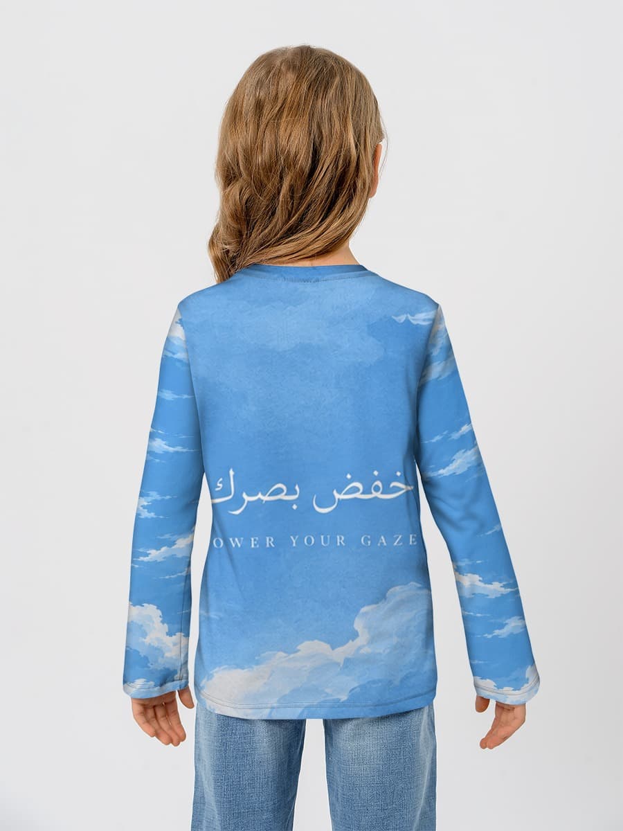 T-shirt manches longues coton fille